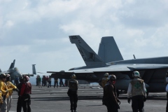 F/A-18F Lining Up for Launch