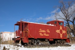 Historic Caboose in Santa Fe